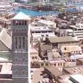The Guildhall Tower and Sutton Marina, Aerial Scenes of Plymouth, Devon - 28th June 1987