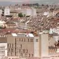 The Mount Street digs are in the middle, Aerial Scenes of Plymouth, Devon - 28th June 1987