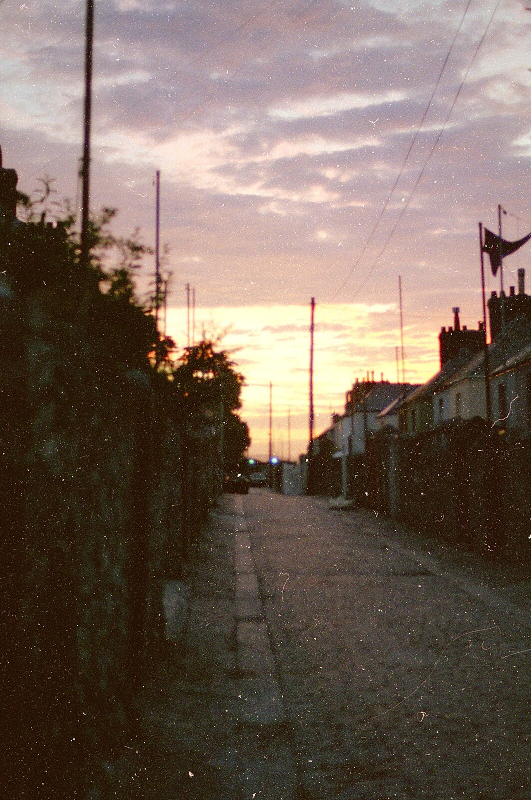 The back alley of Neath Road from Uni: A Neath Road Summer, St. Jude's, Plymouth - 18th August 1987