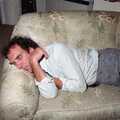Mike has a snooze, A Trip to Bracken Way, Walkford, Dorset - 8th September 1987