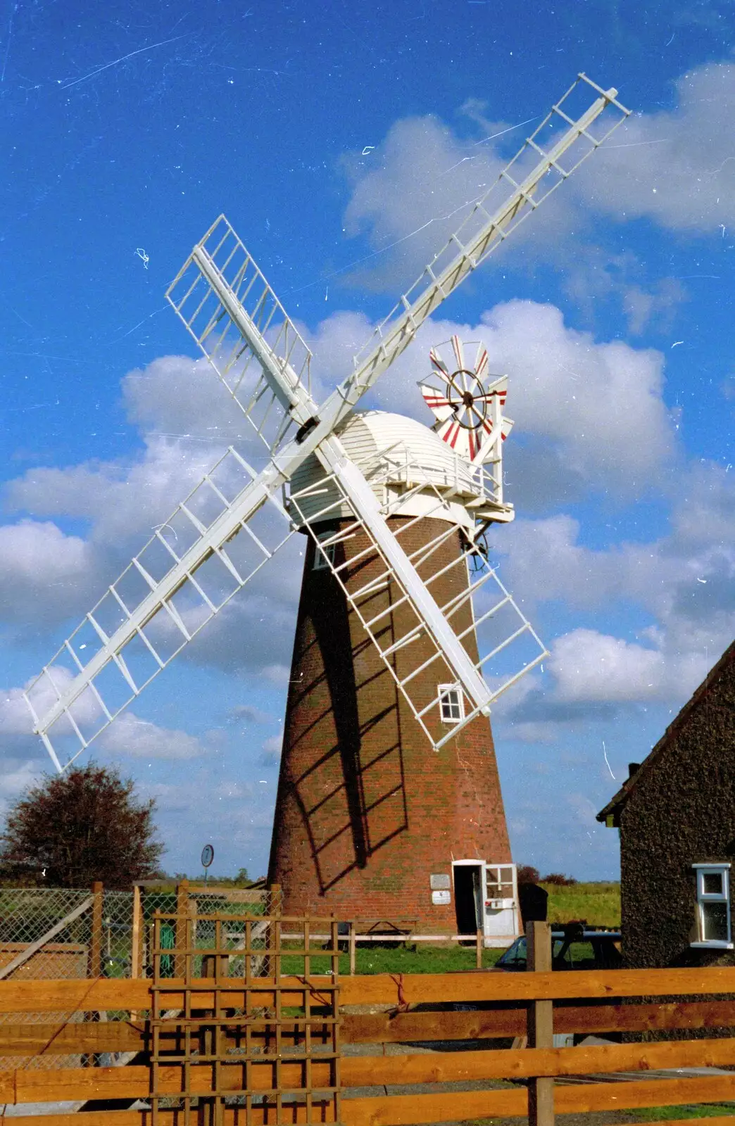 The Stracey Arms wind pump, from From Waterloo Station to Great Yarmouth, London and Norfolk - 20th September 1987