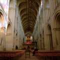 The nave of Norwich Cathedral, From Waterloo Station to Great Yarmouth, London and Norfolk - 20th September 1987
