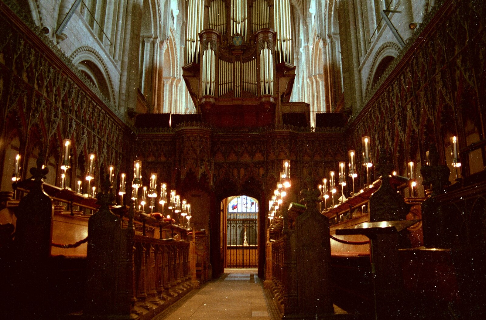 The Choir of Norwich Cathedral from Sean Visits and a Trip to Costessey, Norwich, Norfolk - 14th October 1987