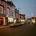 Sheringham High Street in the evening, A Visit to Sheringham, North Norfolk - 20th November 1987