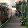 Steam train on the platform at Sheringham, A Visit to Sheringham, North Norfolk - 20th November 1987