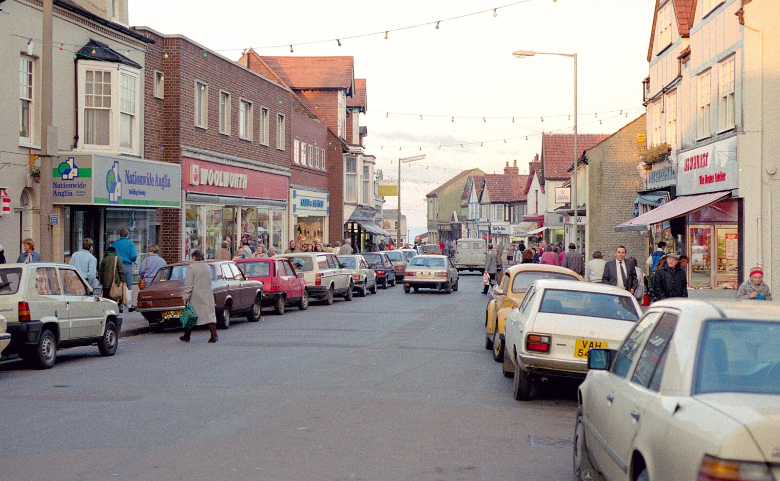 Sheringham High Street from A Visit to Sheringham, North Norfolk - 20th November 1987