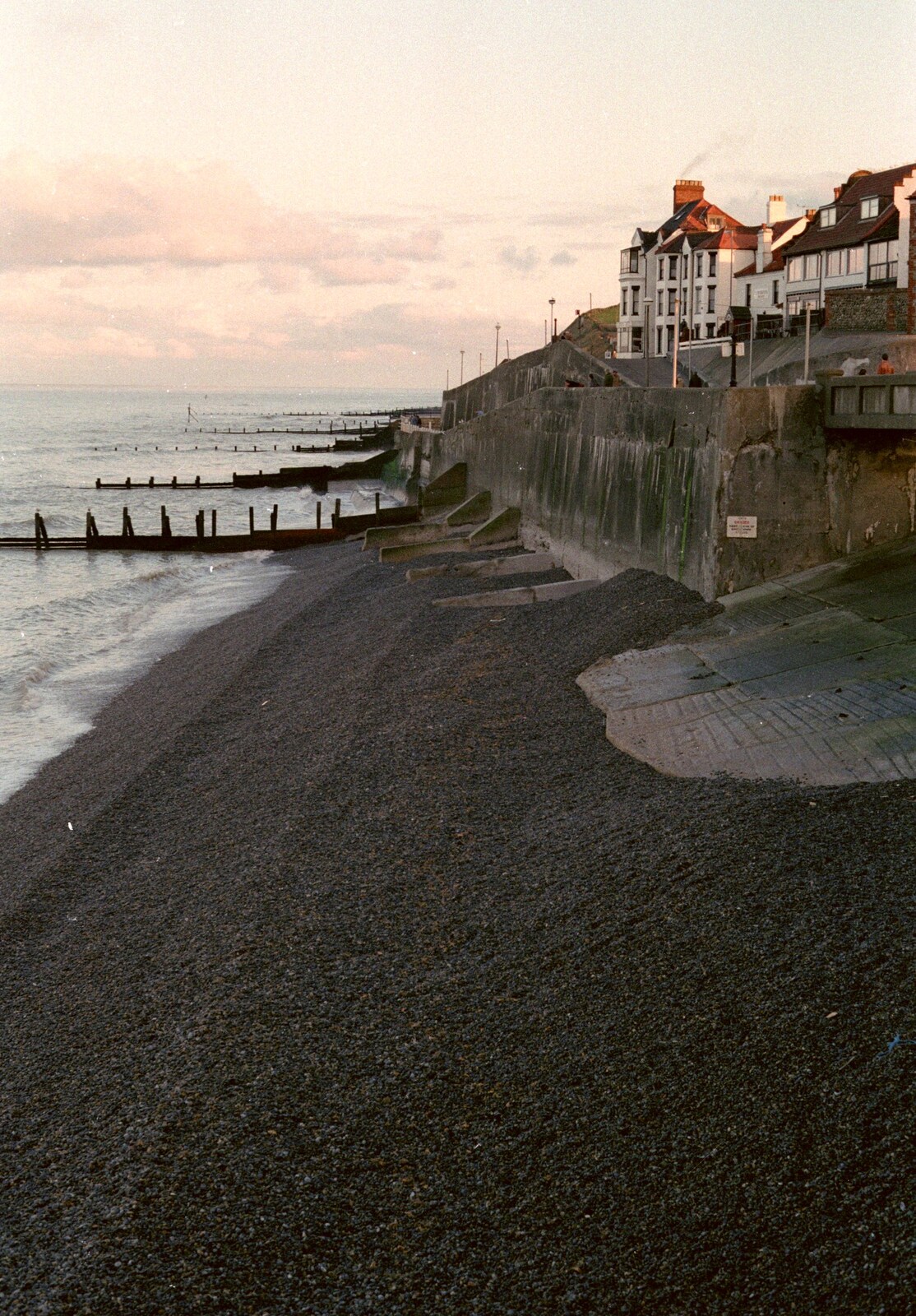 Sheringham sea front from A Visit to Sheringham, North Norfolk - 20th November 1987