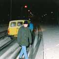 Richard walks across Grapes Hill, Sandbach to Loch Lomond, Cheshire and Scotland - 10th December 1987