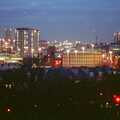 A view of the city of Glasgow, Sandbach to Loch Lomond, Cheshire and Scotland - 10th December 1987