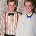 Martin's brother and him, A Valentine Street Christmas, Norwich, Norfolk - 17th December 1987