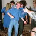 Martin does some form of funky dancing, A Valentine Street Christmas, Norwich, Norfolk - 17th December 1987