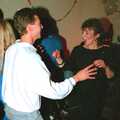 Mark Hill 'removals' and his missus do dancing, A Valentine Street Christmas, Norwich, Norfolk - 17th December 1987