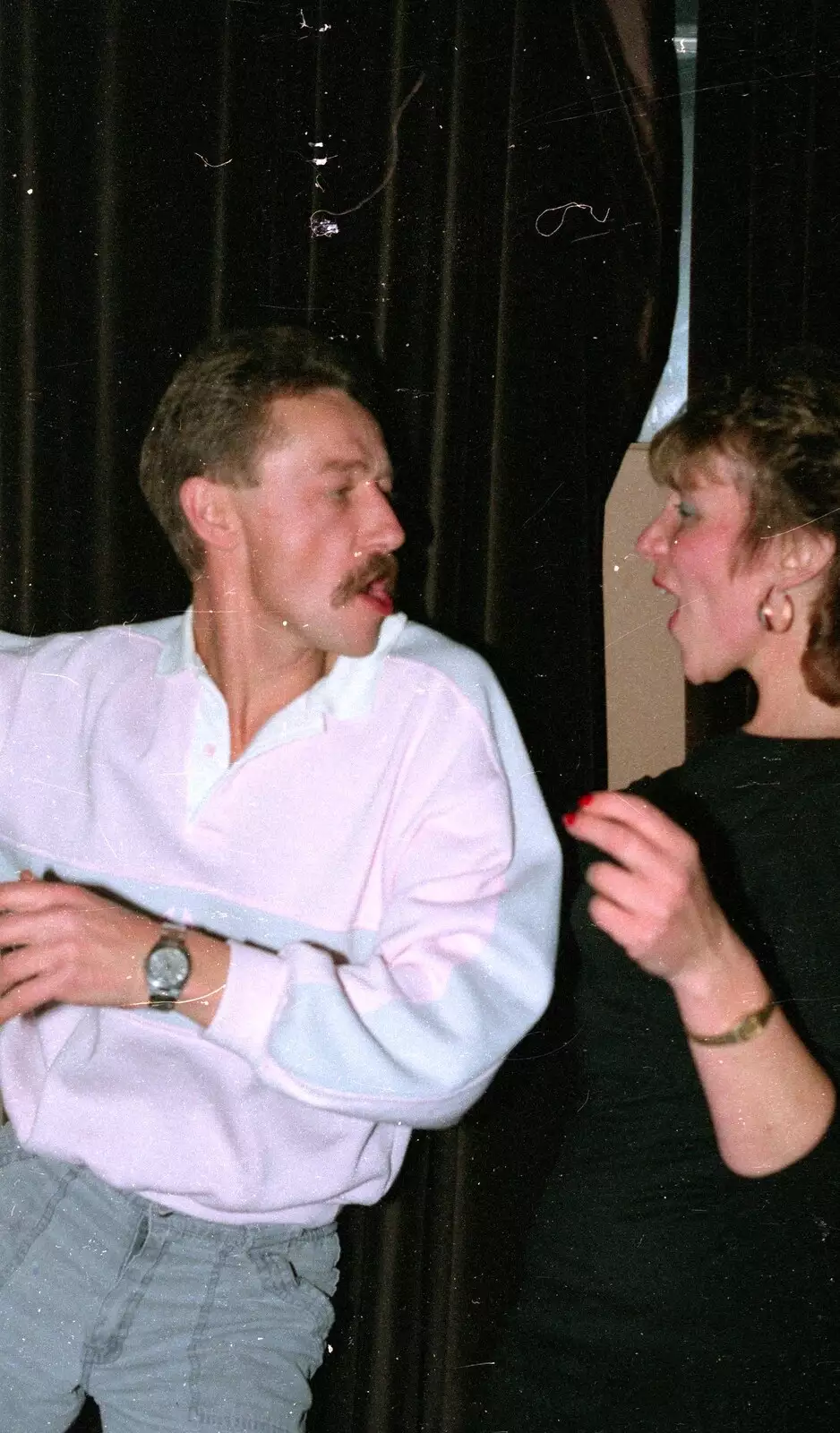 More crazy dancing, from A Valentine Street Christmas, Norwich, Norfolk - 17th December 1987