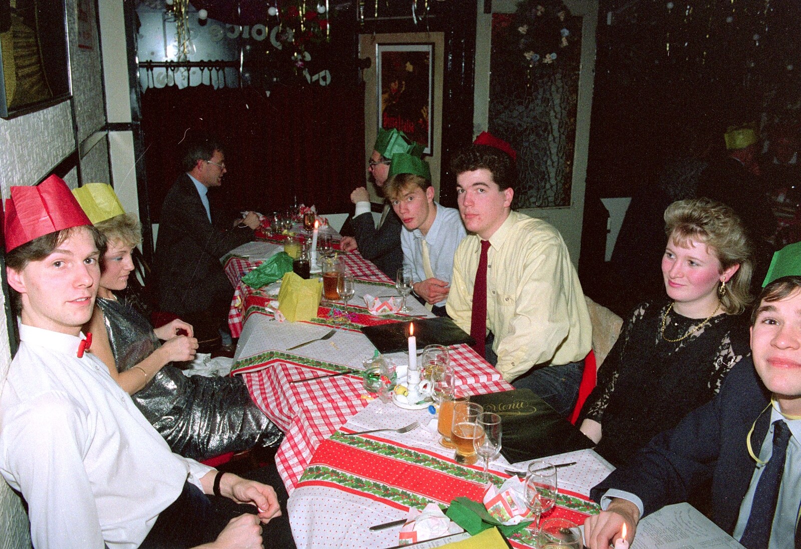Sean, Stephen, Jon, Maria and Phil from Hamish's 21st and Christmas, New Milton and Bransgore - 25th December 1987