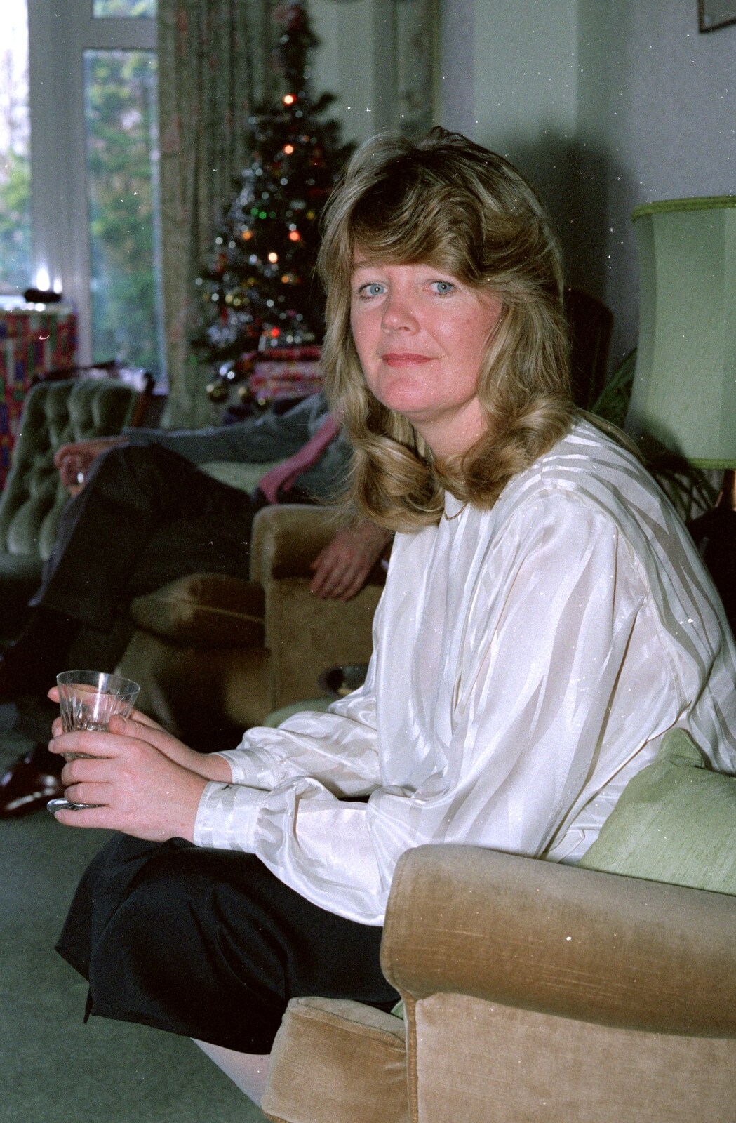 Mother from Hamish's 21st and Christmas, New Milton and Bransgore - 25th December 1987