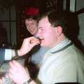 Hamish gets fed something, Hamish's 21st and Christmas, New Milton and Bransgore - 25th December 1987