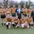 Another group photo, Soman-Wherry Footie Action, Norfolk - 25th February 1988