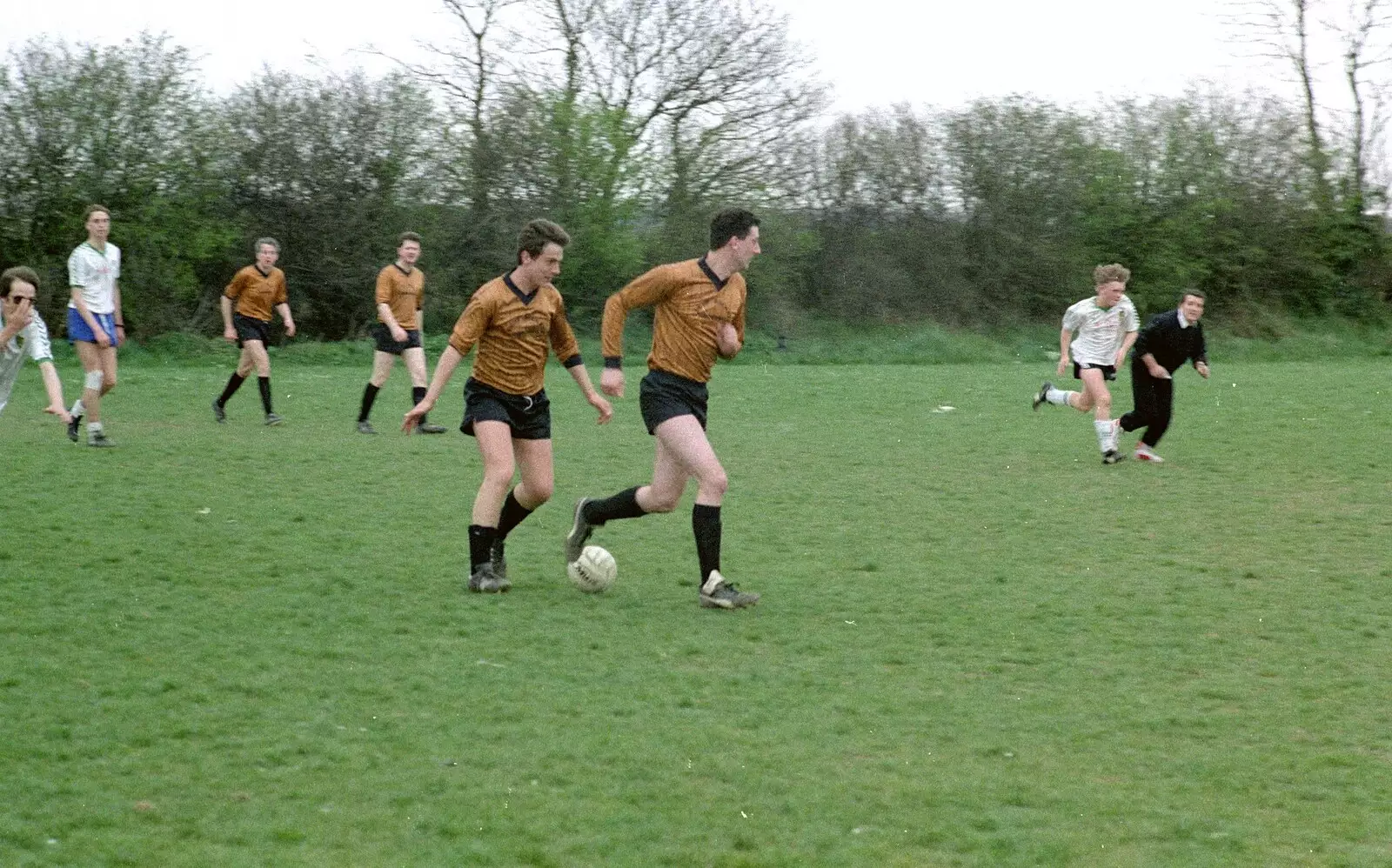 On the ball City, etc, from Soman-Wherry Footie Action, Norfolk - 25th February 1988