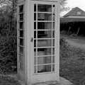 A random K6 phonebox somewhere, Bransgore Barbeque and Soman-Wherry Drinks, Dorset and Norwich - 2nd April 1988