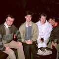 Hamish, Sean, Maria and Phil, Bransgore Barbeque and Soman-Wherry Drinks, Dorset and Norwich - 2nd April 1988