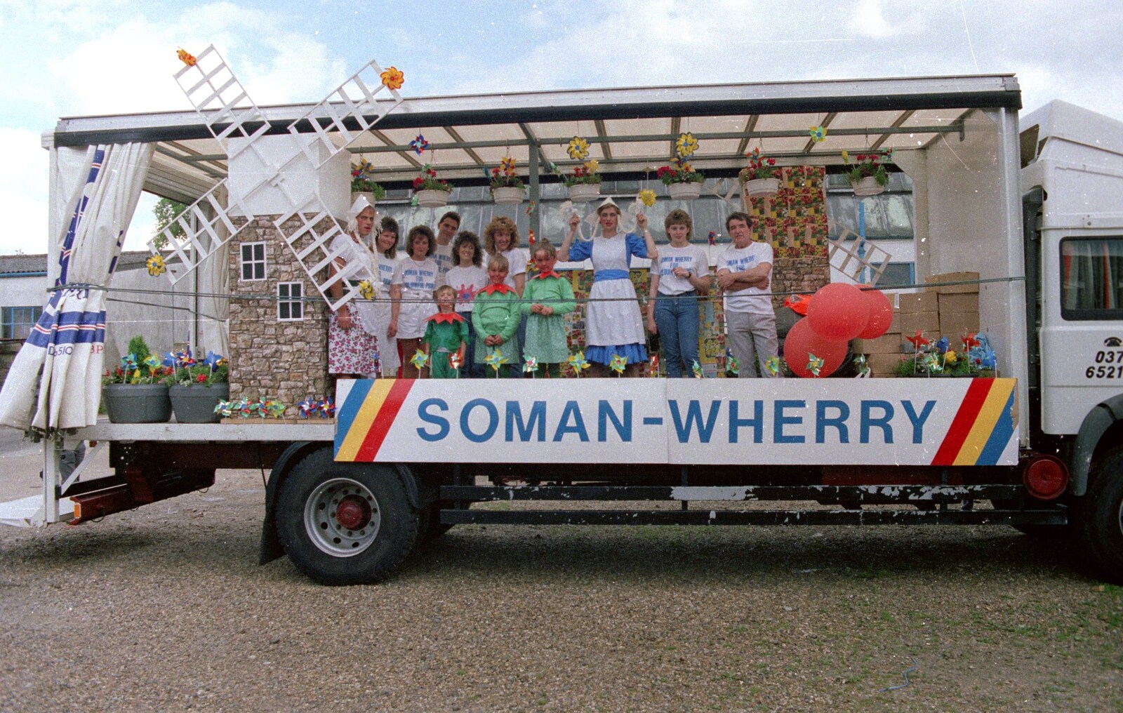 The float, ready to go from Soman-Wherry and the Lord Mayor's Parade, Norwich - 3rd May 1988