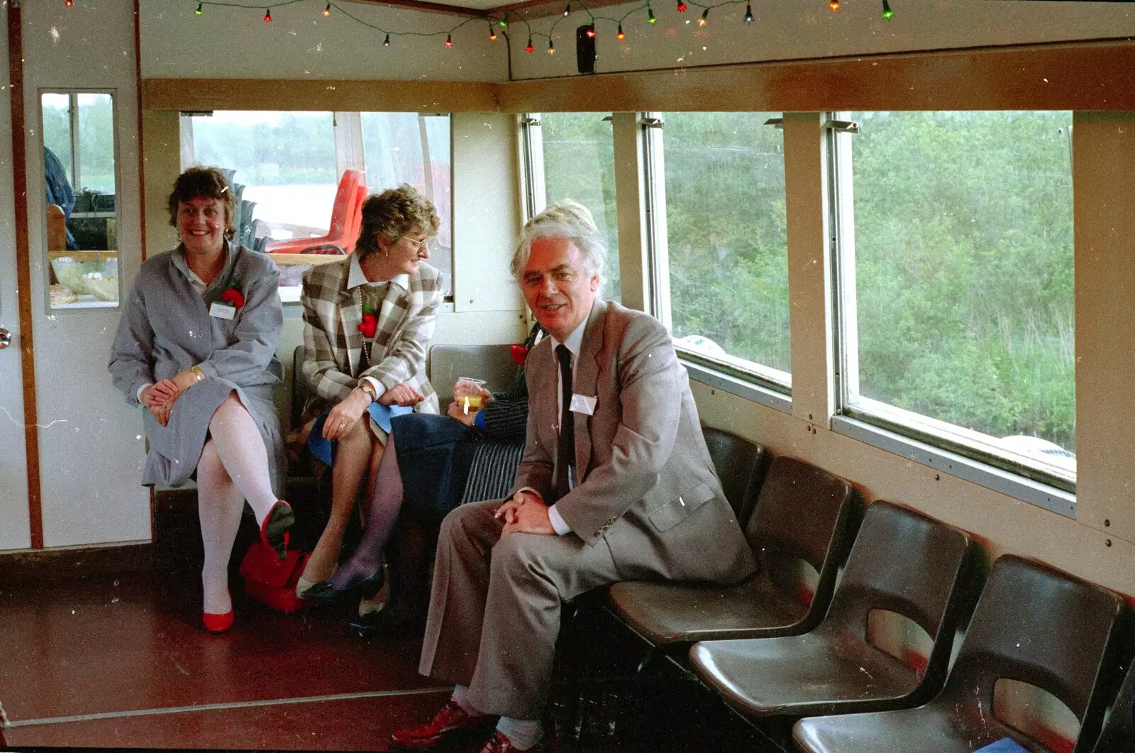 Bill Butler - MD of Soman Wherry, from A Soman-Wherry Press Boat Trip, Horning, The Broads, Norfolk - 8th May 1988