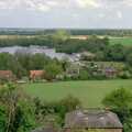 A view of Horning Broad from a church tower somewhere, A Soman-Wherry Press Boat Trip, Horning, The Broads, Norfolk - 8th May 1988
