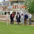 In front of Southern Comfort, A Soman-Wherry Press Boat Trip, Horning, The Broads, Norfolk - 8th May 1988