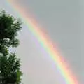 Close-up rainbow, Sewell's Cottage Garden Telly, Red House, Norfolk - 14th May 1988