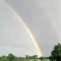 A double rainbow in Red House, Sewell's Cottage Garden Telly, Red House, Norfolk - 14th May 1988