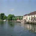 Looking up the Yare past the Rushcutters, The Plymouth Gang Visits Nosher in the Sticks, Red House, Buxton, Norfolk - 20th May 1988