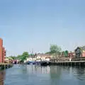 The River Wensum looking back into town, The Plymouth Gang Visits Nosher in the Sticks, Red House, Buxton, Norfolk - 20th May 1988