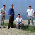1988 The lads in the sand dunes at California, Norfolk