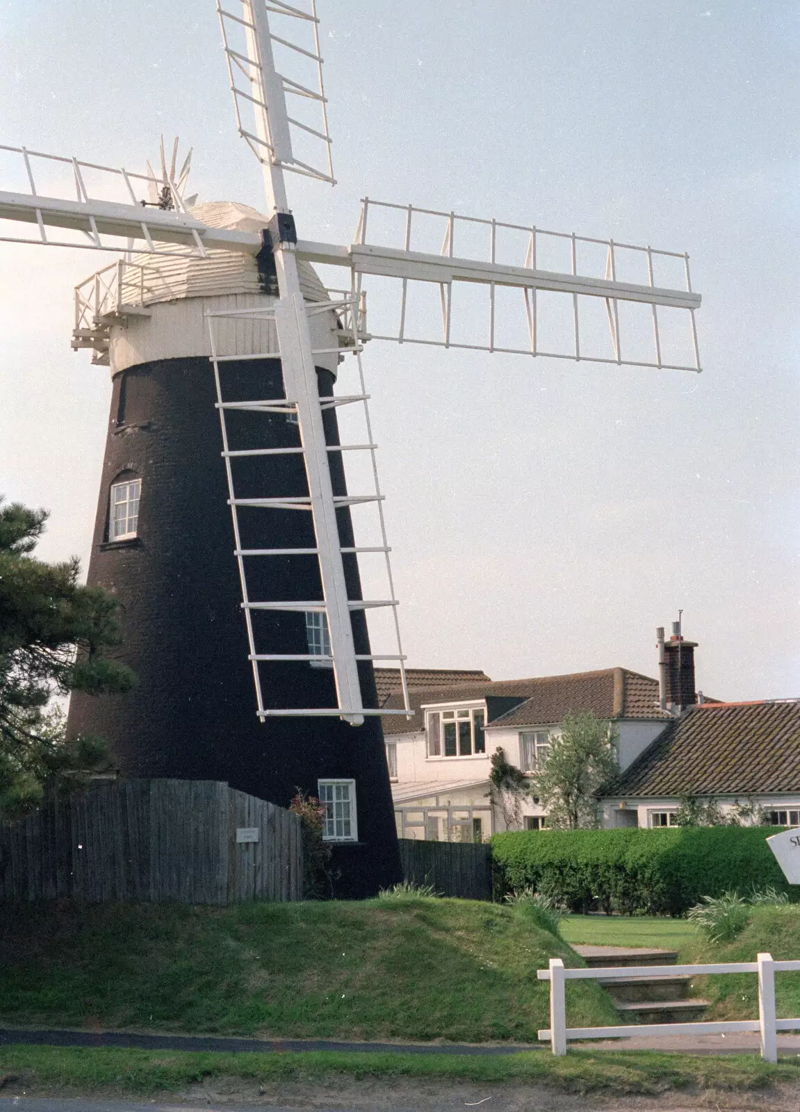 Another broads windpump, from The Plymouth Gang Visits Nosher in the Sticks, Red House, Buxton, Norfolk - 20th May 1988