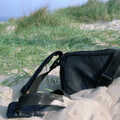 Nosher's camera bag in the dunes, The Plymouth Gang Visits Nosher in the Sticks, Red House, Buxton, Norfolk - 20th May 1988
