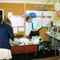 Nosher slices cake, Somans: Nosher's 21st Birthday at the Soman-Wherry Press, Norwich, Norfolk - 26th May 1988