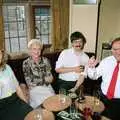 Sue, Valerie, 'Fishy' Herring and Mike , Somans: Nosher's 21st Birthday at the Soman-Wherry Press, Norwich, Norfolk - 26th May 1988