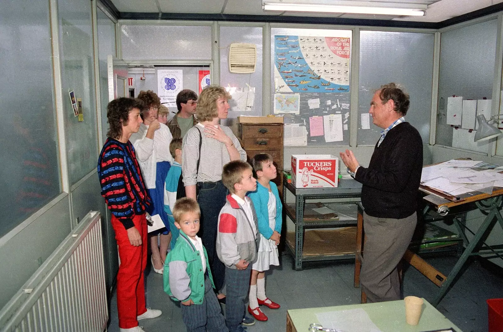 The tour starts in the pre-press area, from Somans: A Winner's Tour of the Factory, Norwich - 10th June 1988