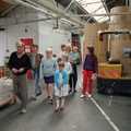 Colin takes the winners through the paper warehouse, Somans: A Winner's Tour of the Factory, Norwich - 10th June 1988