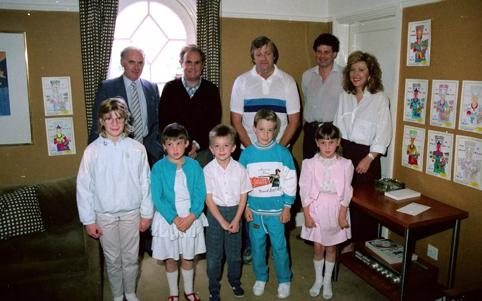 Soman's staff and the prize winners, from Somans: A Winner's Tour of the Factory, Norwich - 10th June 1988