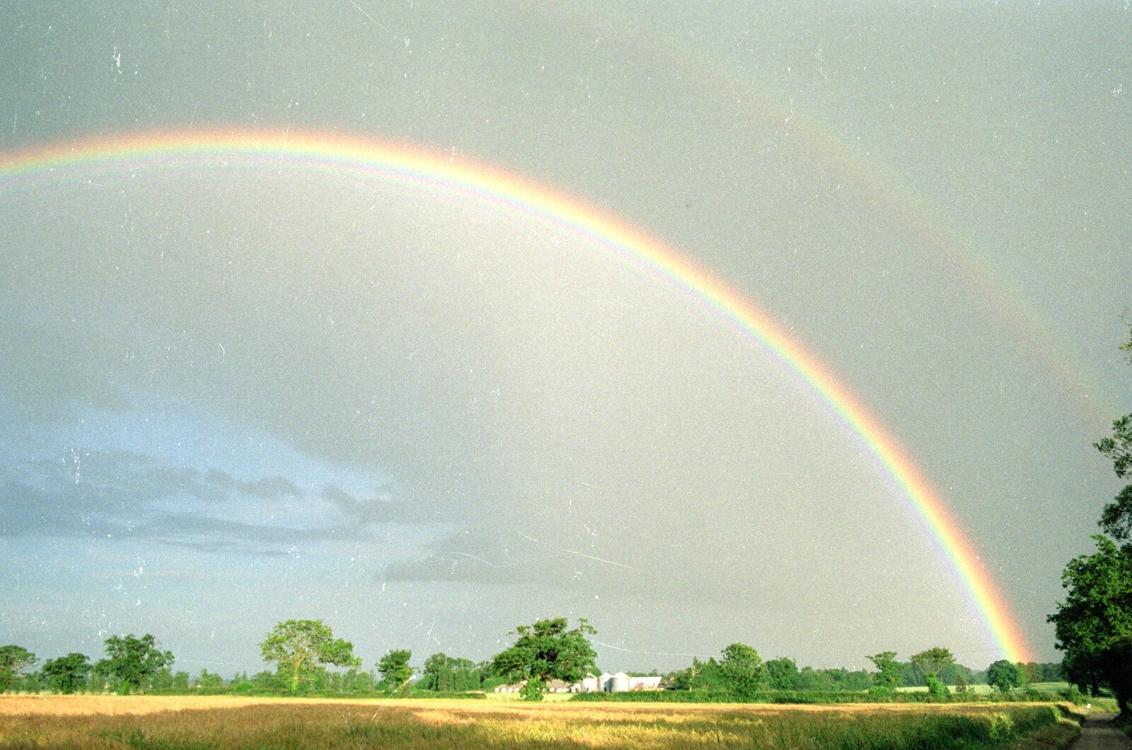 The other half of the rainbow from Gus, the Sewell's Cottage Rabbit, Red House, Norfolk - 27th June 1988