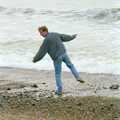 A Trip to the Beach, Cromer, Norfolk - 6th July 1988, Martin messes about