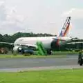 An Airbus A320 in its first year, Visiting Sean and Farnborough Airshow, Hampshire - 15th July 1988