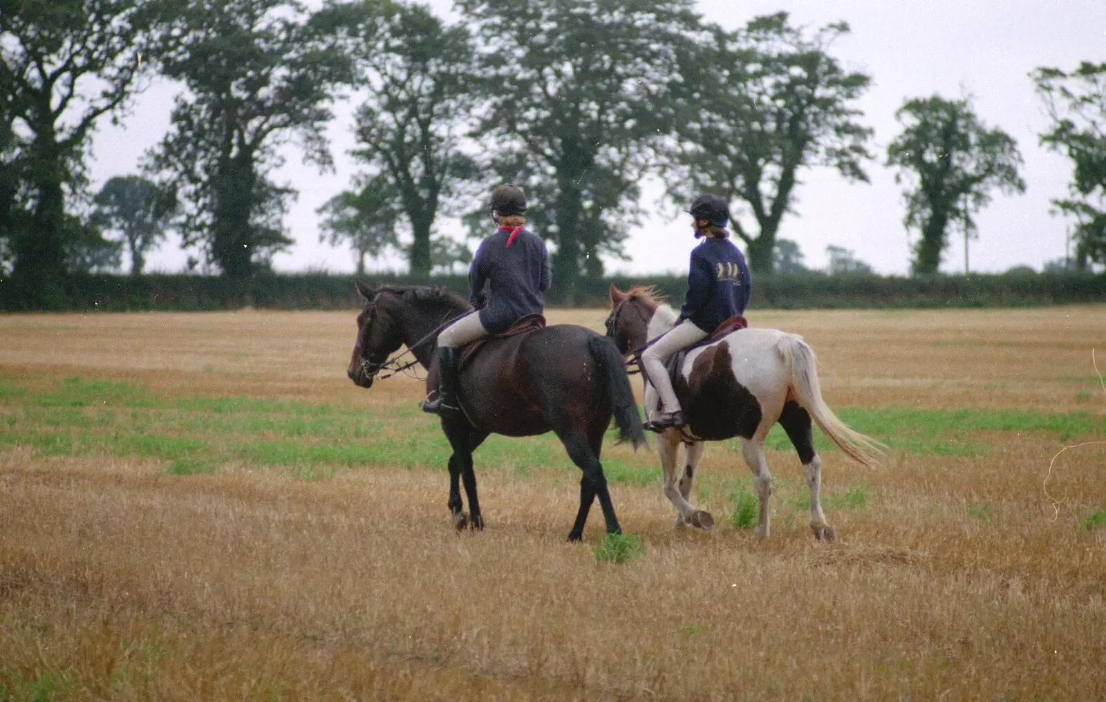 A couple of horsey girls near Red House, from Soman-Wherry and a Drumkit, Norwich and Red House, Norfolk - 22nd July 1988