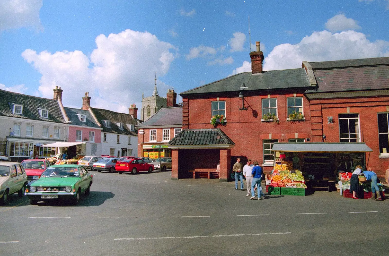 The market square in Aylsham, from Soman-Wherry and a Drumkit, Norwich and Red House, Norfolk - 22nd July 1988