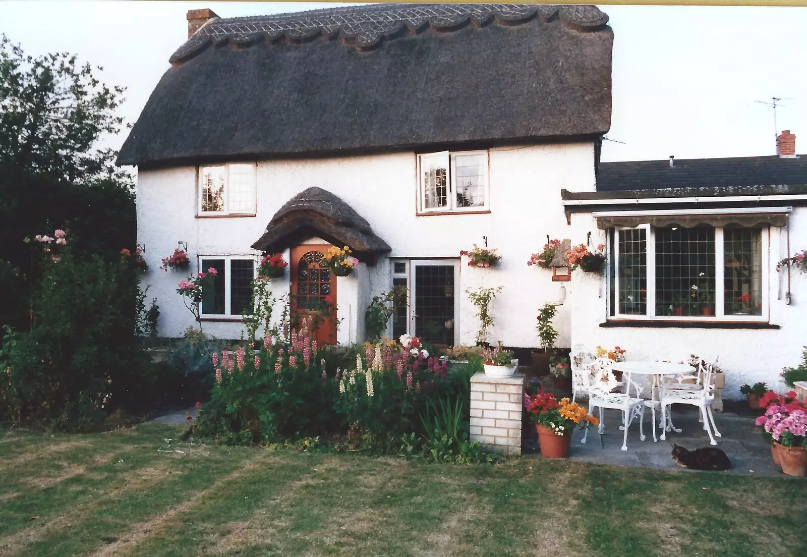 The Willows on Burnt House Lane, from Mother and Mike's Wedding Reception, Bransgore, Dorset - 20th August 1988