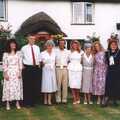 Another family group photo, Mother and Mike's Wedding Reception, Bransgore, Dorset - 20th August 1988