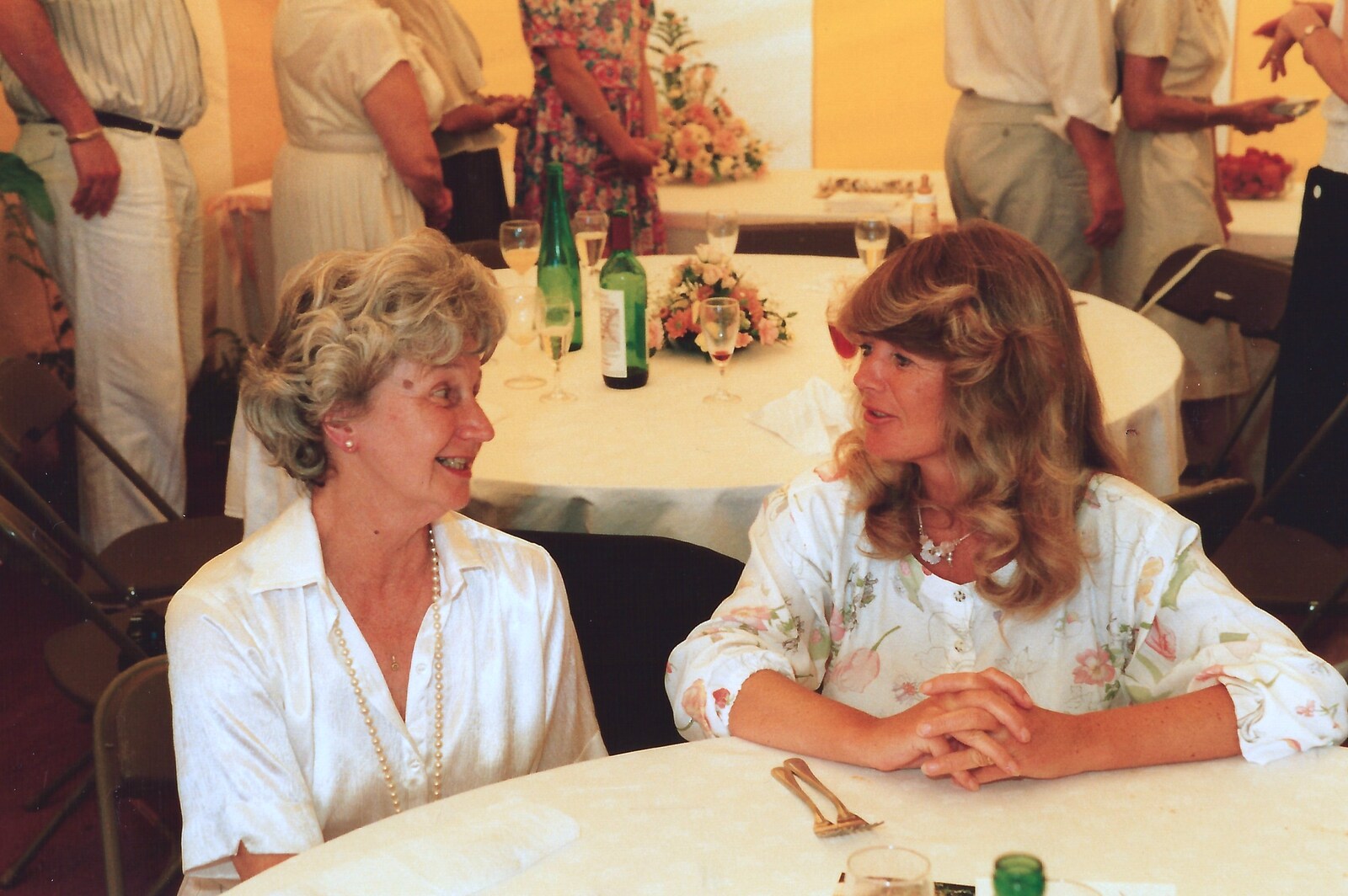 Grandmother and Mother from Mother and Mike's Wedding Reception, Bransgore, Dorset - 20th August 1988