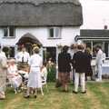 Outside the Willows in Bransgore, Mother and Mike's Wedding Reception, Bransgore, Dorset - 20th August 1988