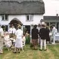 Outside the Willows in Bransgore, Mother and Mike's Wedding Reception, Bransgore, Dorset - 20th August 1988